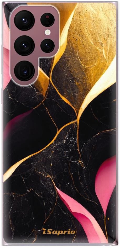 iSaprio Gold Pink Marble na Samsung Galaxy S22 Ultra 5G Kryt na mobil