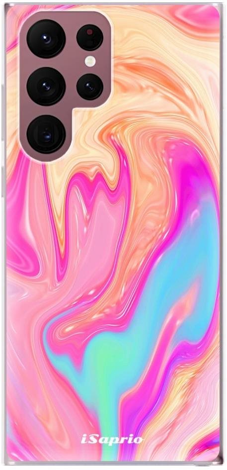 iSaprio Orange Liquid pre Samsung Galaxy S22 Ultra 5G Kryt na mobil