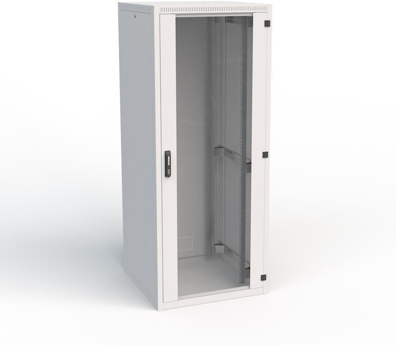 Conteg RI7-42-80/80 - 19" datový rozvaděč, 42U, 800 × 800 mm šedý...