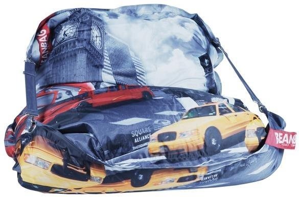 BeanBag Dizajnový sedací vak 189×140 city Sedací vak