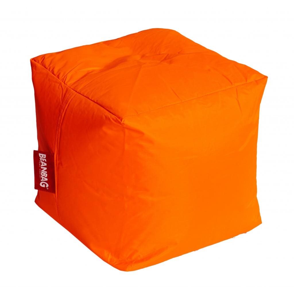 BeanBag Sedací vak cube fluo orange Sedací vak