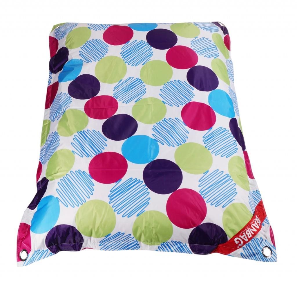BeanBag Dizajnový sedací vak 189 × 140 Buble s popruhmi Sedací vak