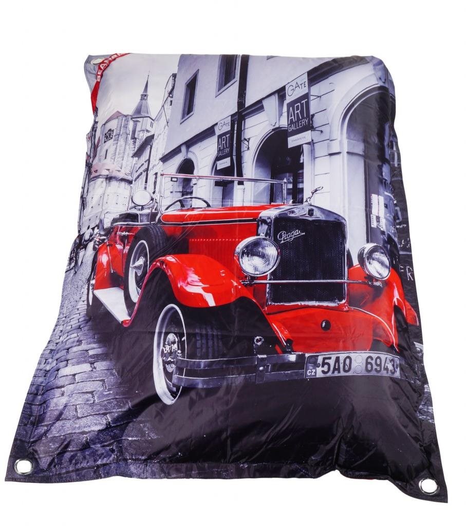 BeanBag Dizajnový sedací vak 189 × 140 Prague s popruhmi Sedací vak