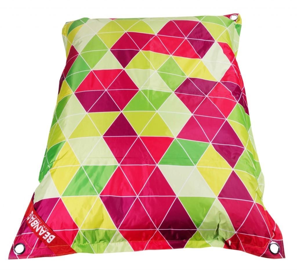 BeanBag Dizajnový sedací vak 189 × 140 triangle s popruhmi Sedací vak
