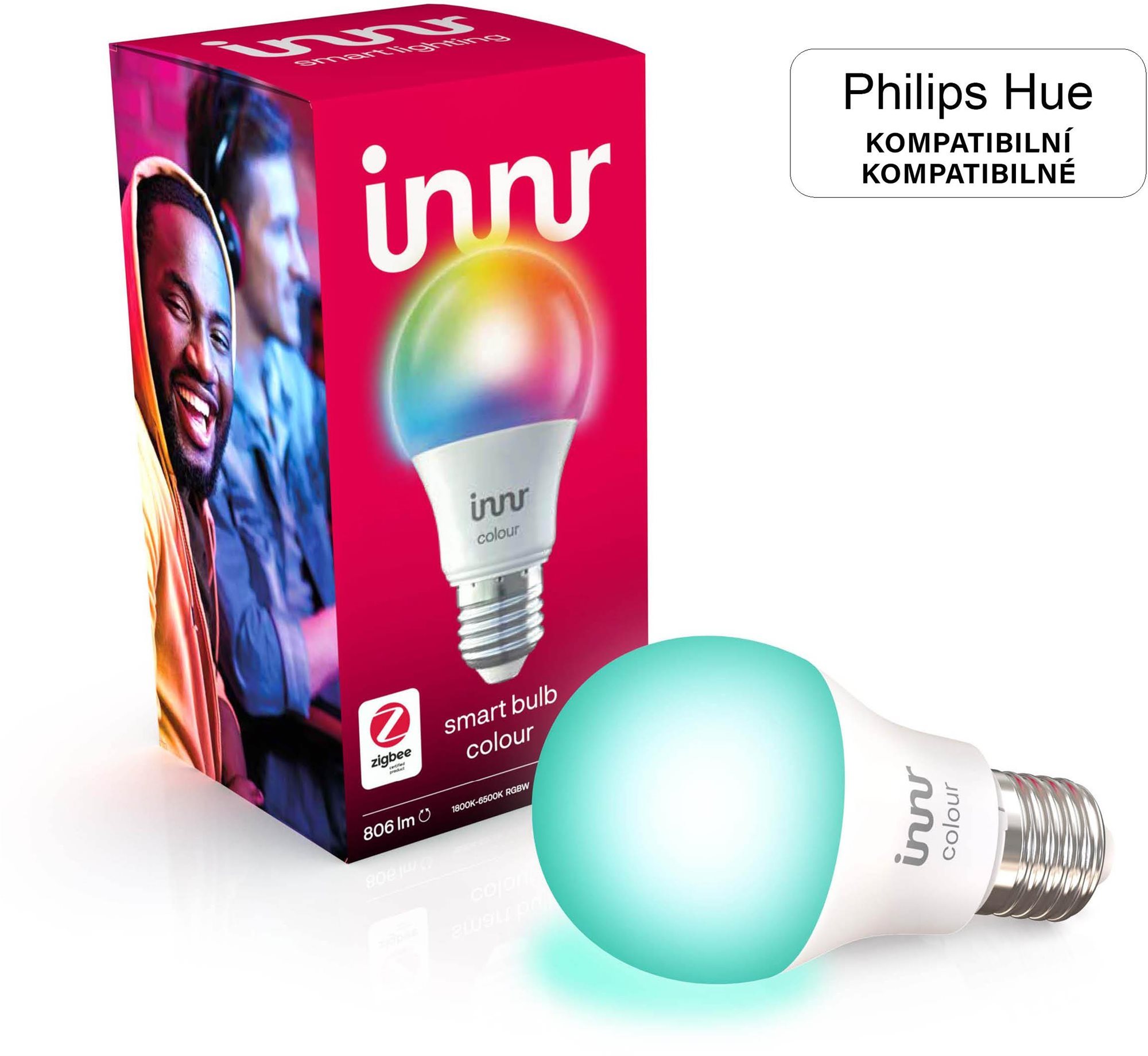Innr Smart LED žiarovka E27 Colour LED žiarovka
