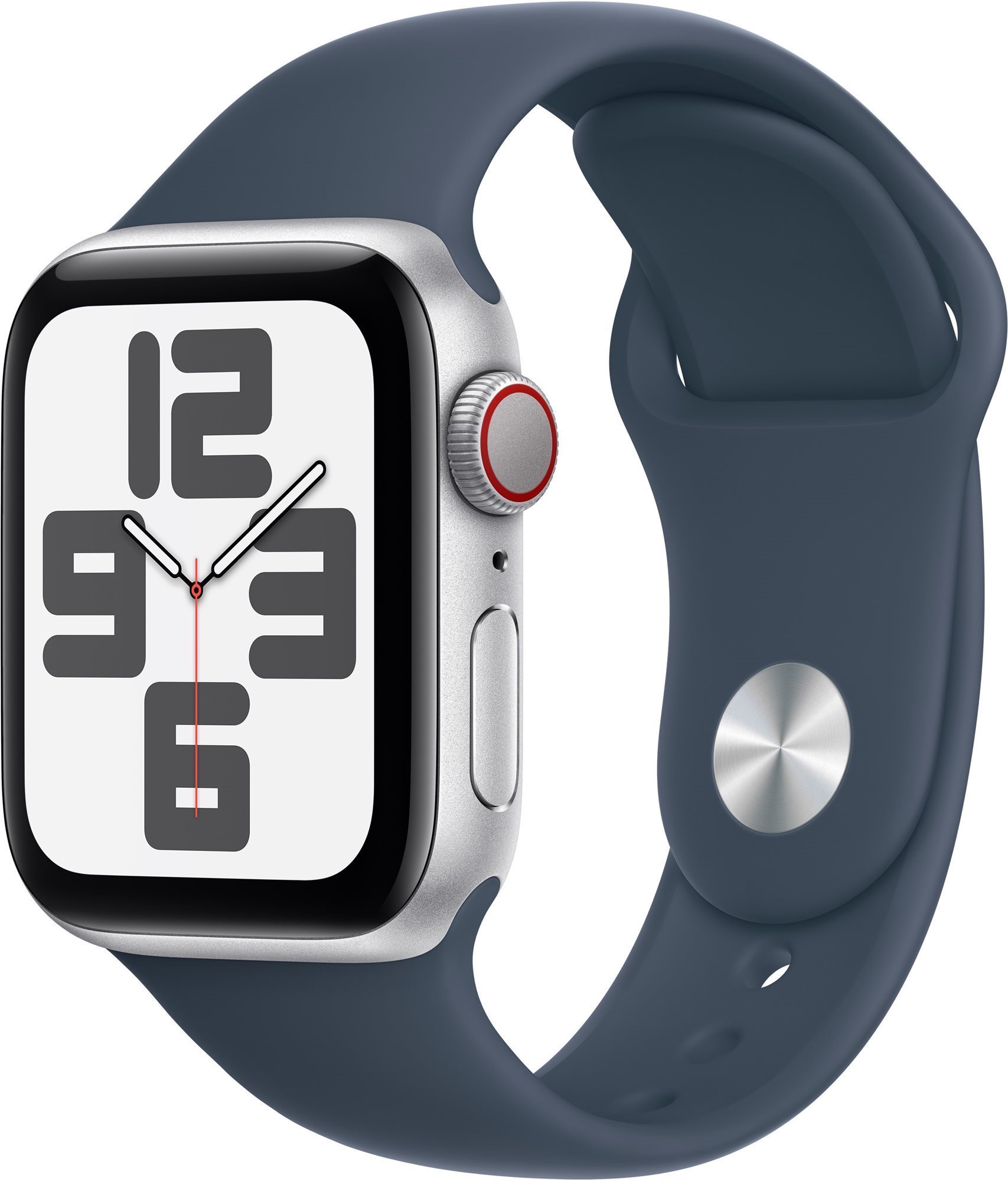 Apple Watch SE Cellular 40 mm Strieborný hliník s búrkovo modrým...