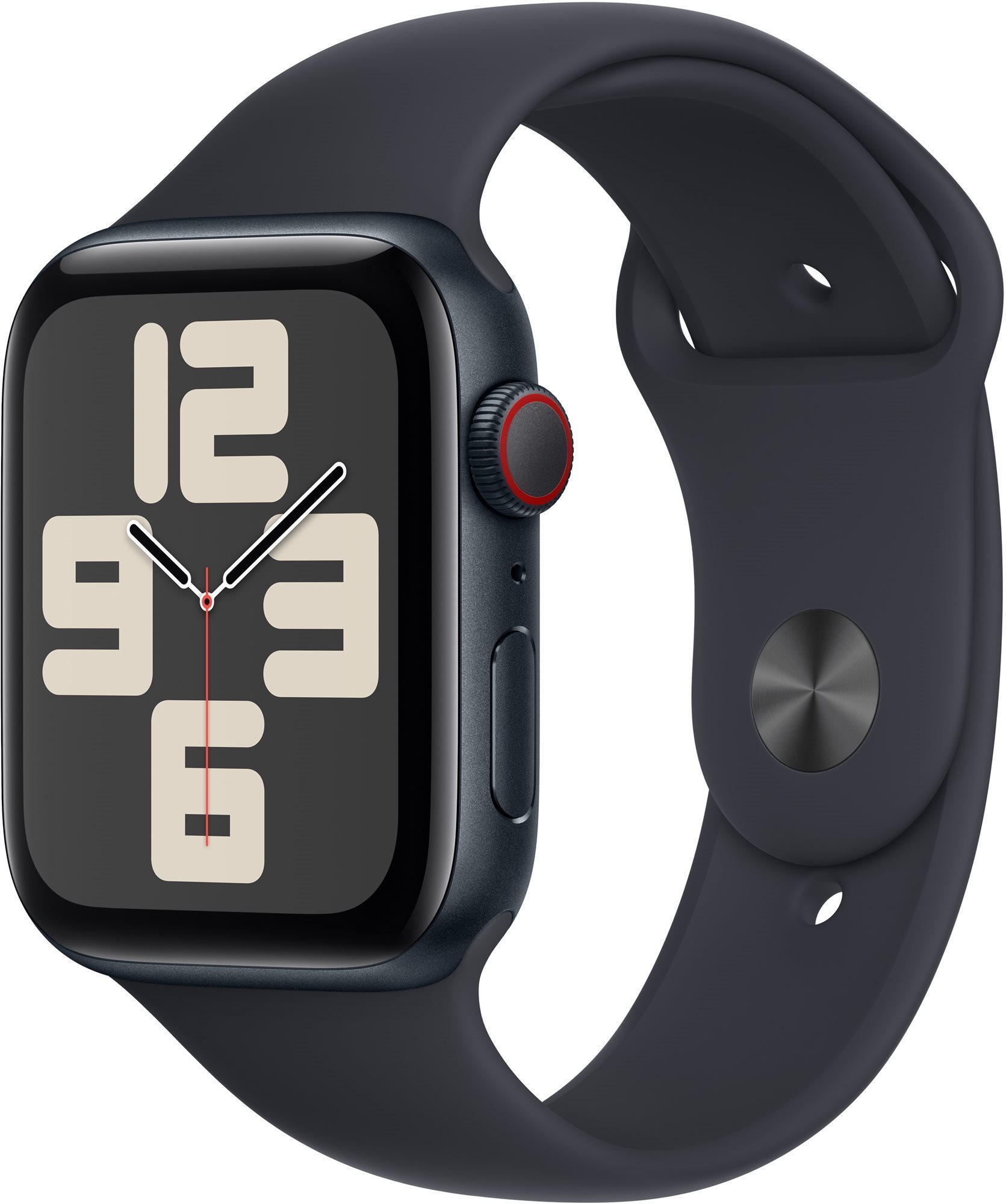 Apple Watch SE Cellular 44mm - éjfekete alumínium tok, éjfekete...