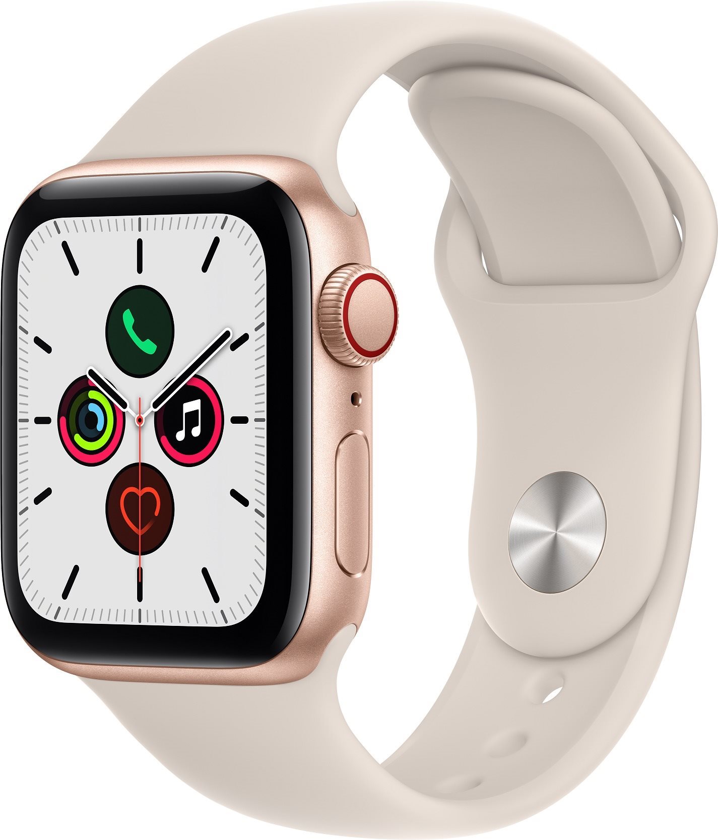 Apple Watch SE 40mm Cellular Gold Aluminium with Starlight Sport...