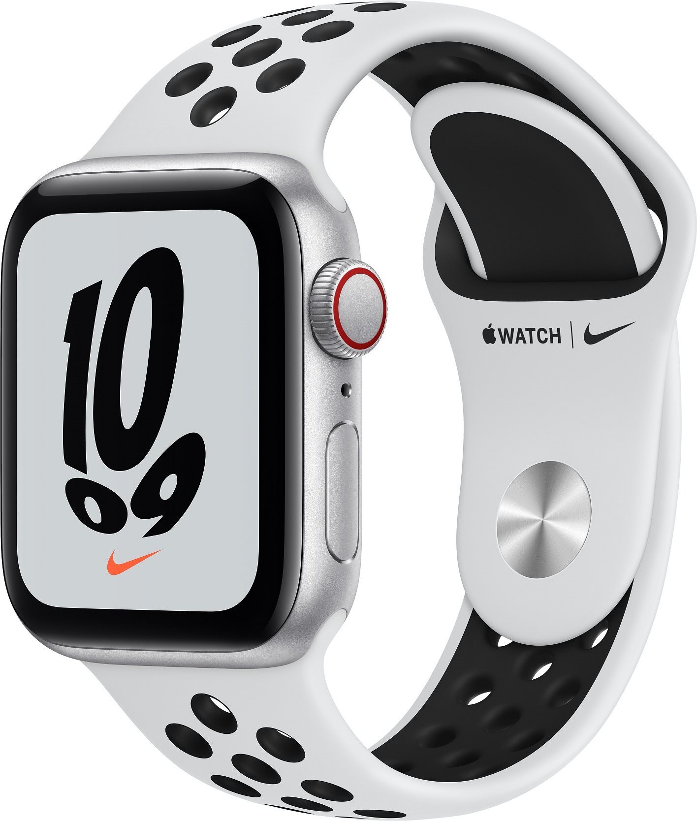 Apple Watch Nike SE Cellular 40mm Silver Aluminium Case with Pure...