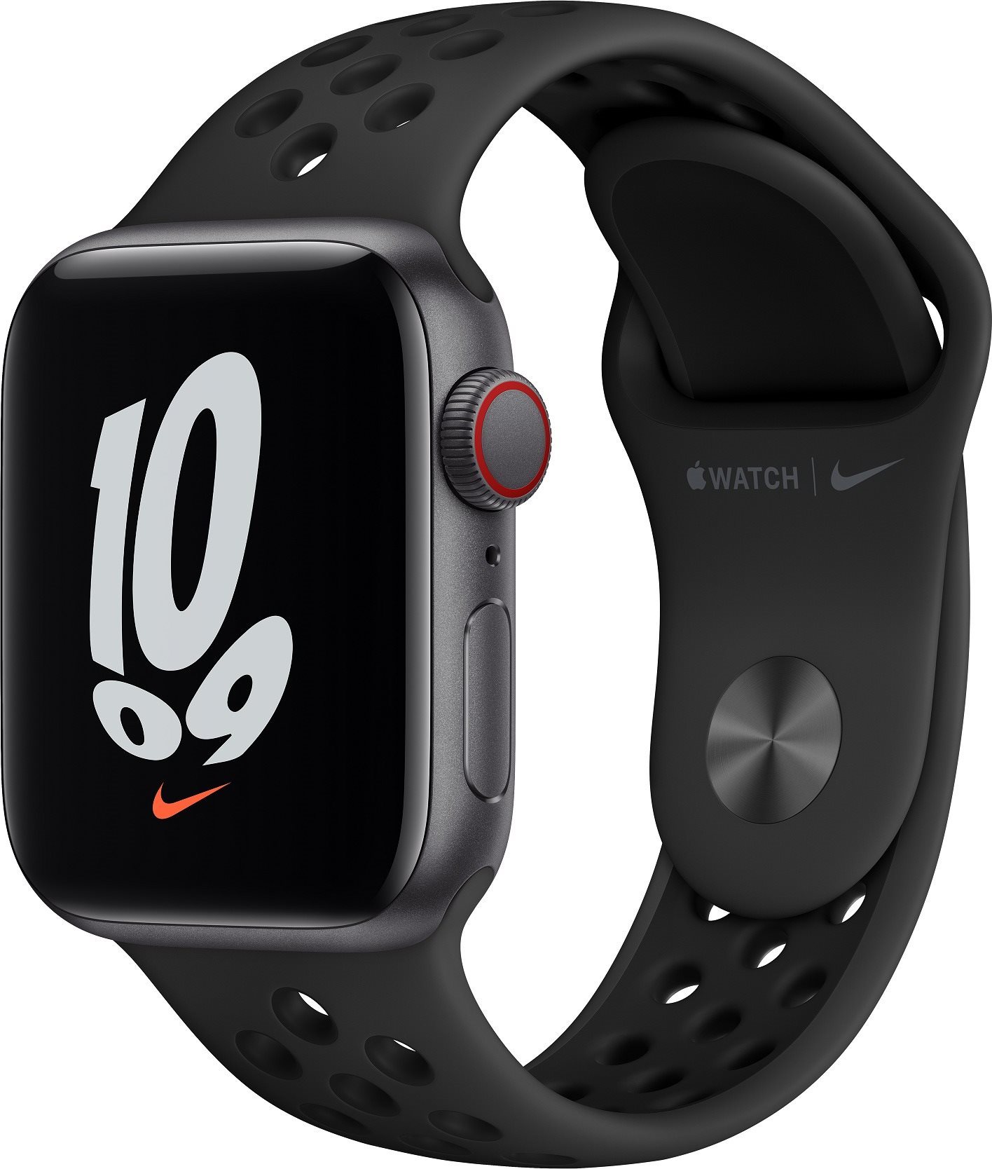 Apple Watch Nike SE Cellular 40mm Space Grey Aluminium Case with...