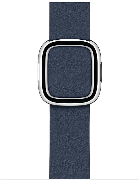 Apple 40mm Deep Blue Watch Band with Modern Buckle, Large Watch Strap