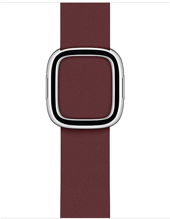 Apple 40mm Garnet Strap with Modern Buckle - Large Watch Strap