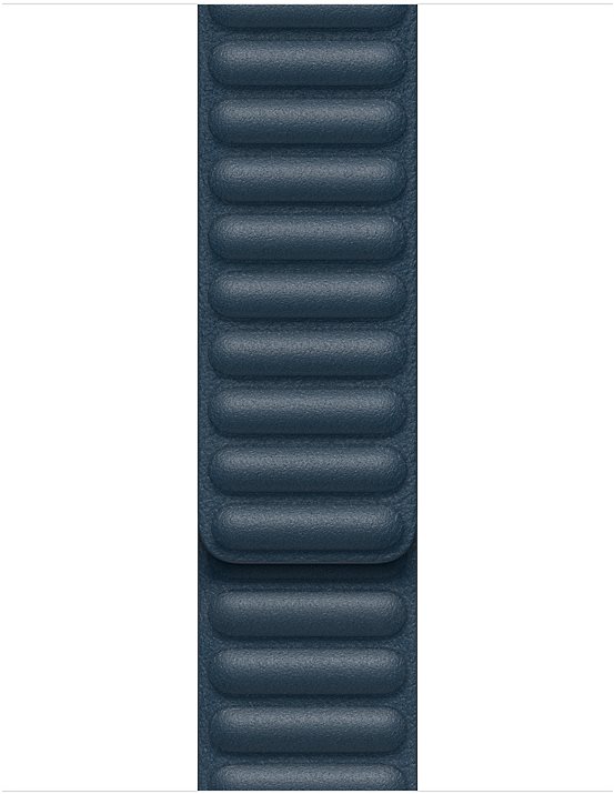 Apple 40mm Baltic Blue Leather Link - Large Watch Strap