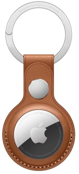 Apple AirTag Porte-clés en cuir Havane AirTag Apple