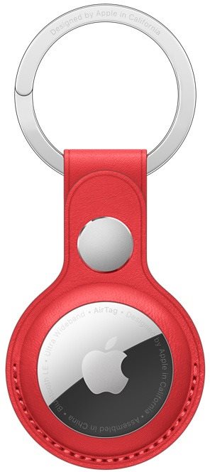 Apple AirTag Porte-clés en cuir (PRODUCT)RED AirTag Apple