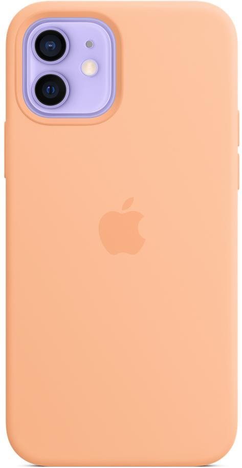 Apple iPhone 12 and 12 Pro Silicone Case with MagSafe Cantaloupe...