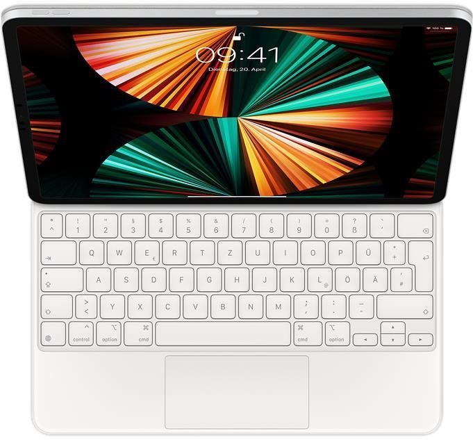 Apple Magic Keyboard iPad Pro 12,9" 2021 (6th Gen), weiß - DE Hülle...