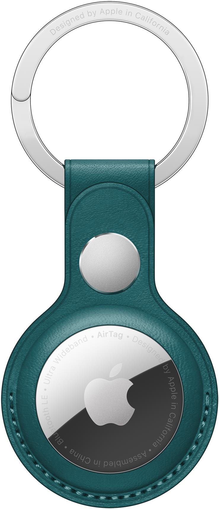 Apple AirTag Porte-clés en cuir - vert foret AirTag Apple