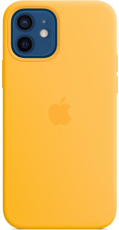 Apple iPhone 12 and 12 Pro Silicone Cover with MagSafe - Sunflower...