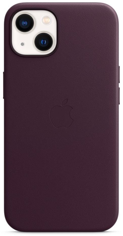 Apple iPhone 13 Coque en cuir avec MagSafe cerise noire Coque de...