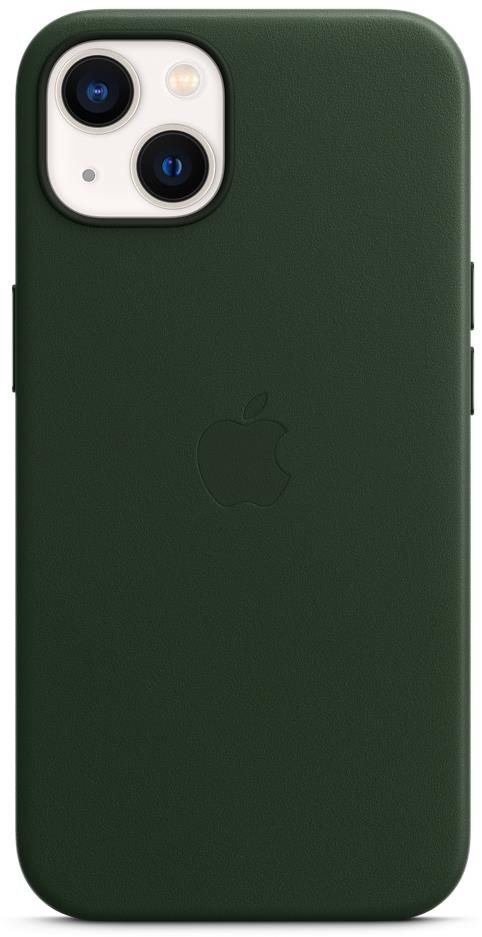 Apple iPhone 13 Coque en cuir avec MagSafe vert séquoia Coque de...