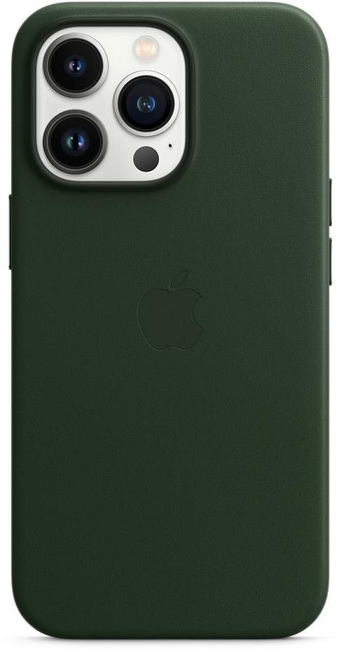 Apple iPhone 13 Pro Coque en cuir avec MagSafe vert séquoia Coque...