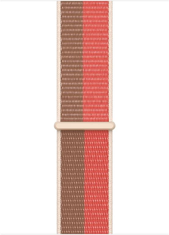 Apple Watch 41mm Pomelo Pink / Yellow Brown Sport Loop Watch Strap