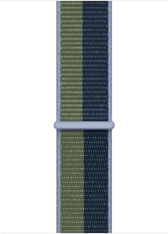 Apple Watch 45mm Blue / Moss Green Sport Loop Watch Strap