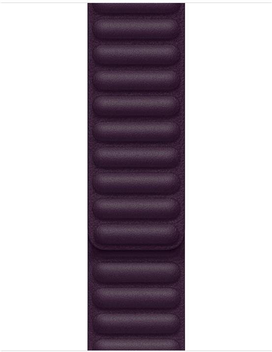 Apple Watch 41mm Dark Cherry Leather Link - S/M Watch Strap
