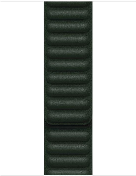 Apple Watch 45mm Sequoia Green Leather Link - M/L Watch Strap