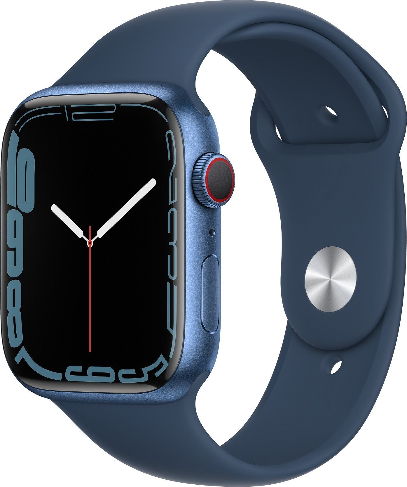 Apple Watch Series 7 45mm Cellular Blue Aluminium Case with Abyss...