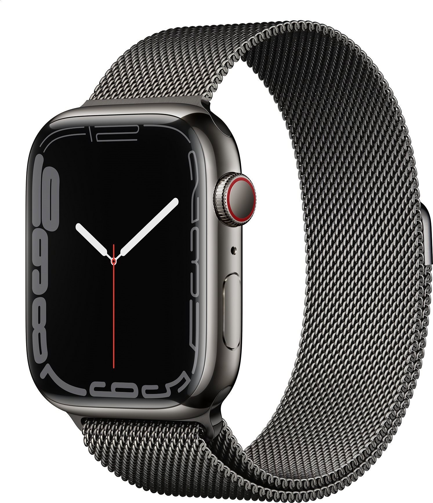 Apple Watch Series 7 45mm Cellular Graphite Stainless Steel with...