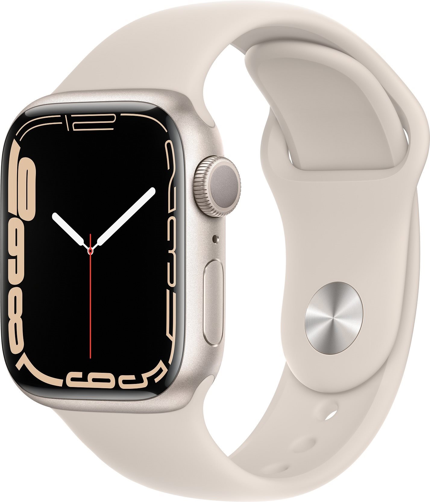 Apple Watch Series 7 41mm Starlight Aluminium Case with Starlight...