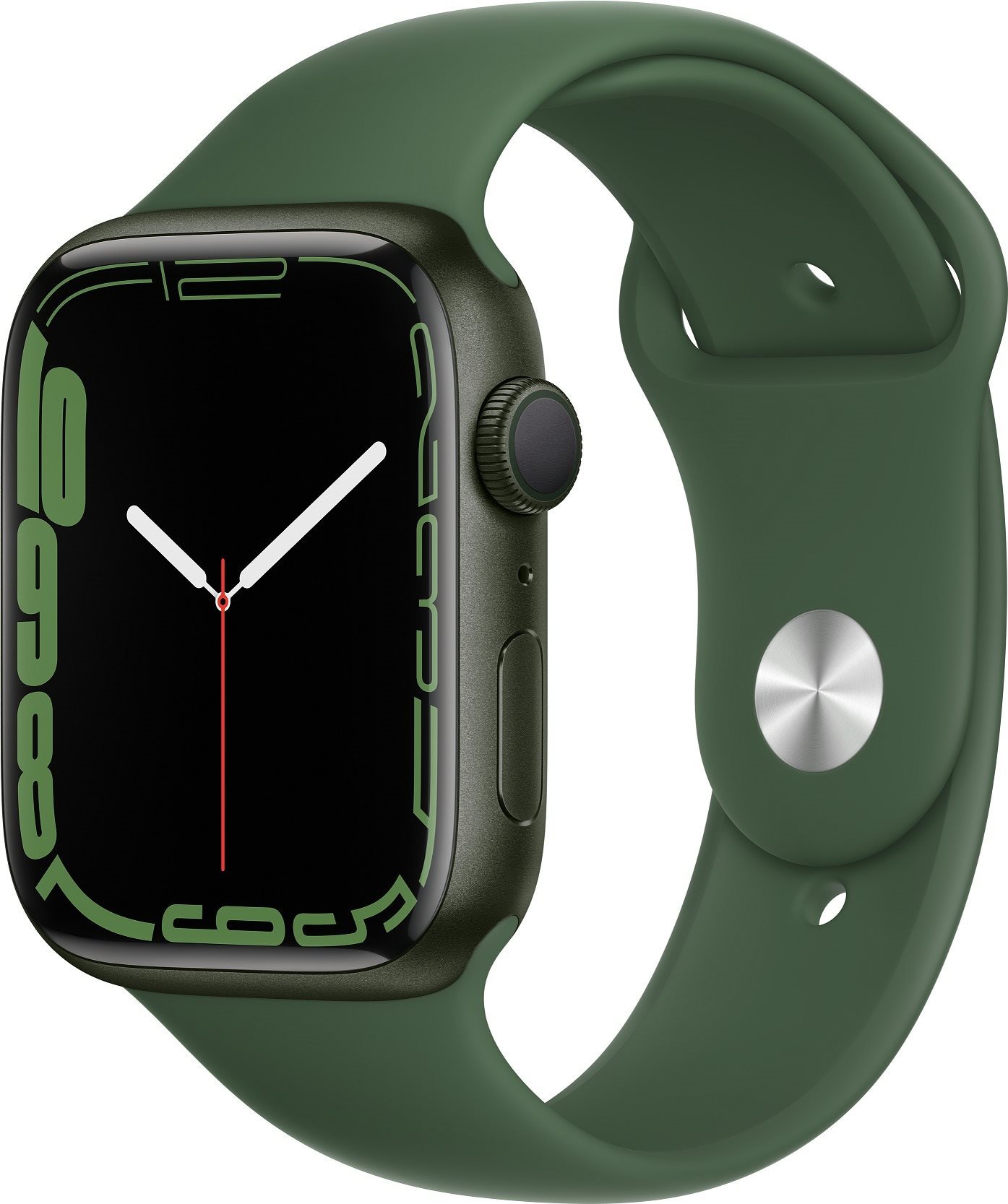 Apple Watch Series 7 45 mm Zelený hliník s listovo zeleným...