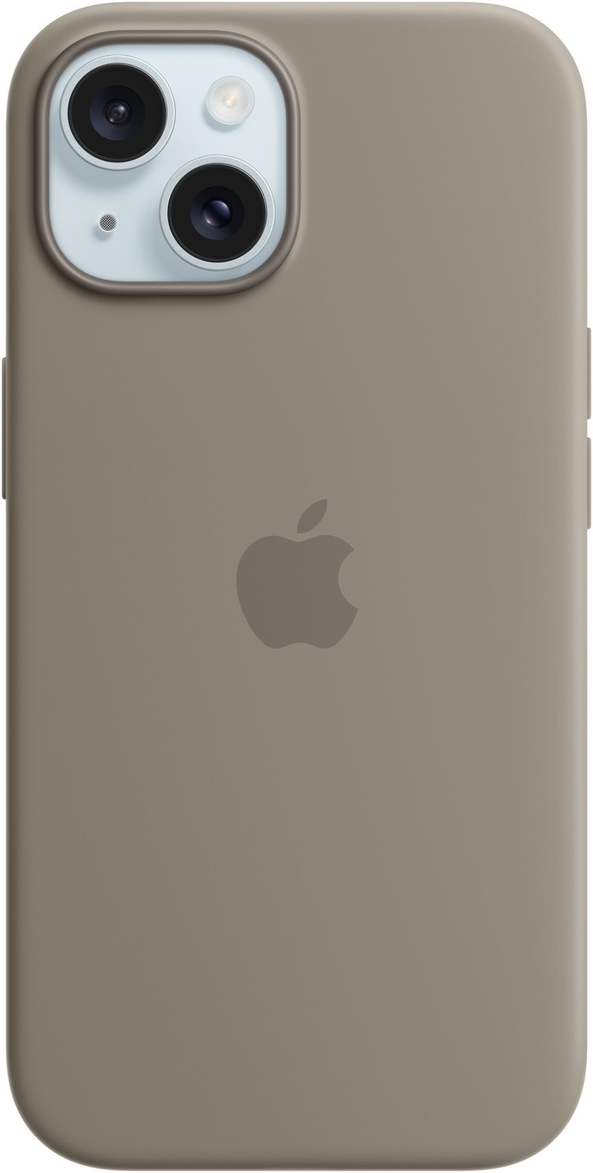 Apple iPhone 15 Silikónový kryt s MagSafe ílovo sivý Kryt na mobil