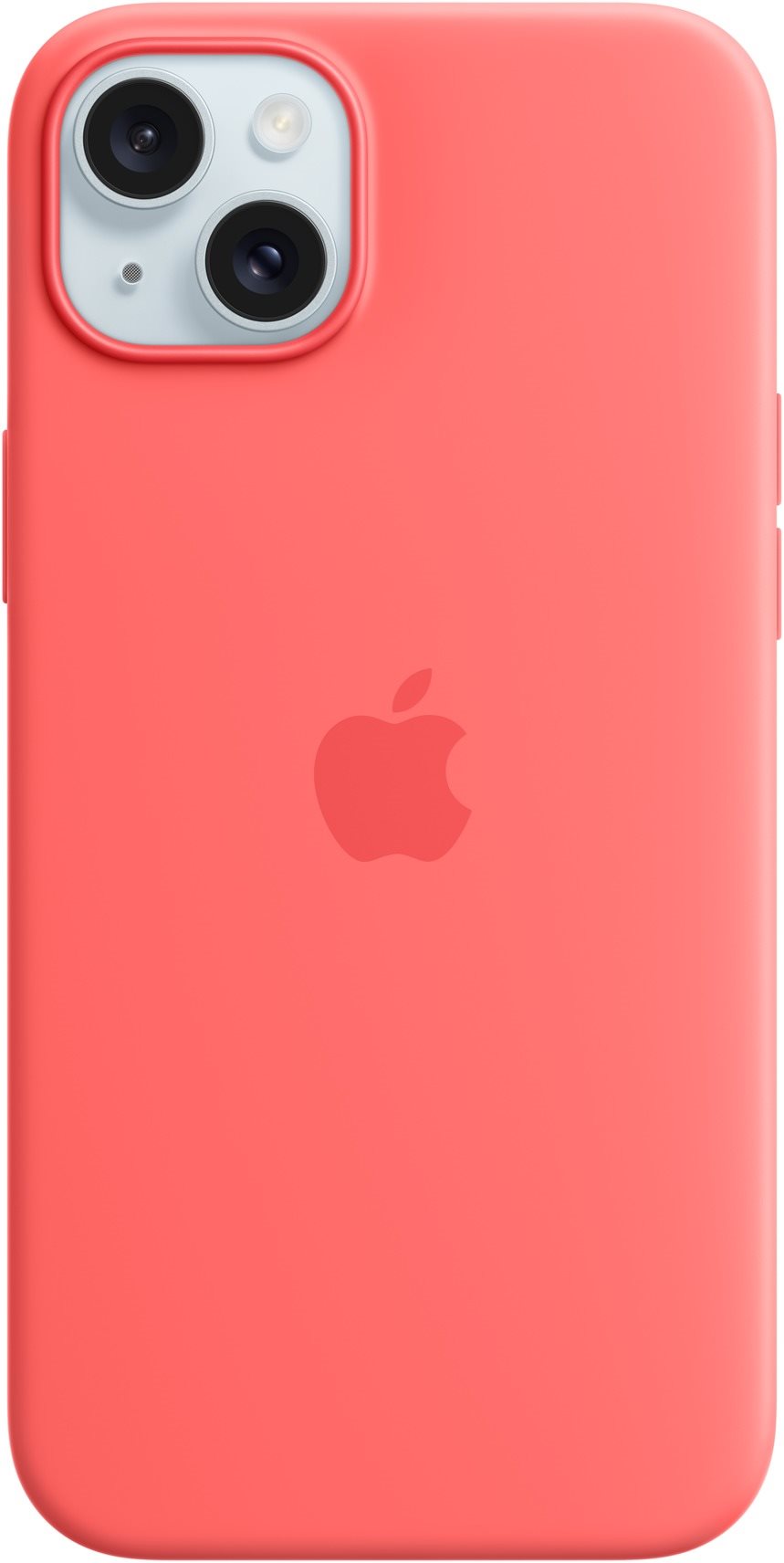 Apple iPhone 15 Plus MagSafe világos dinnyepiros szilikon tok...