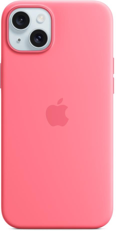 Apple iPhone 15 Plus Silikonhülle mit MagSafe rosa Handyhülle