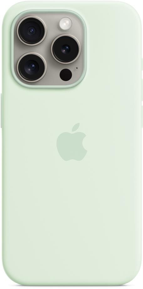 Apple iPhone 15 Pro Silikónový kryt s MagSafe svetlomätový Kryt na...
