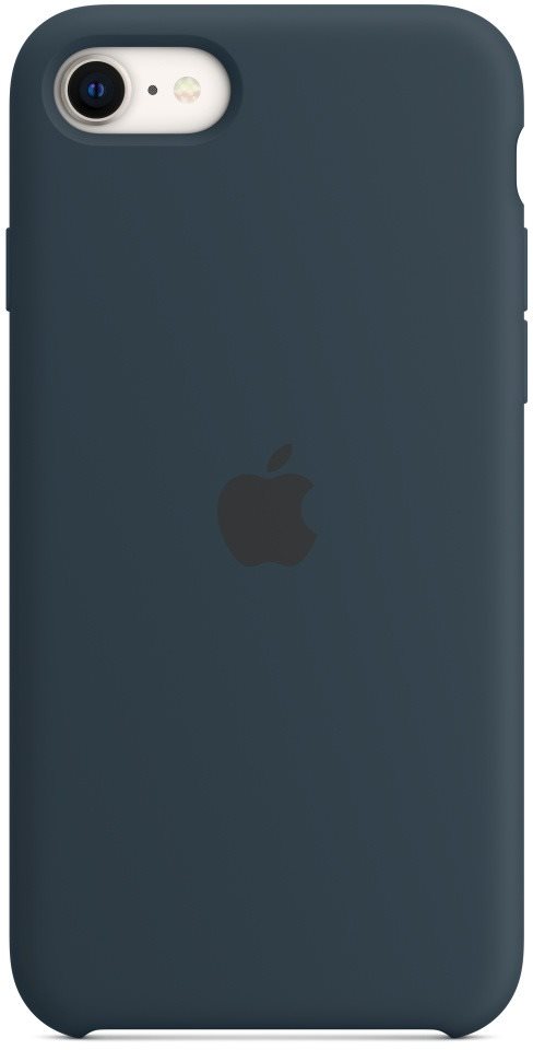 Apple iPhone SE Housse en silicone Bleu marine profond Coque de...