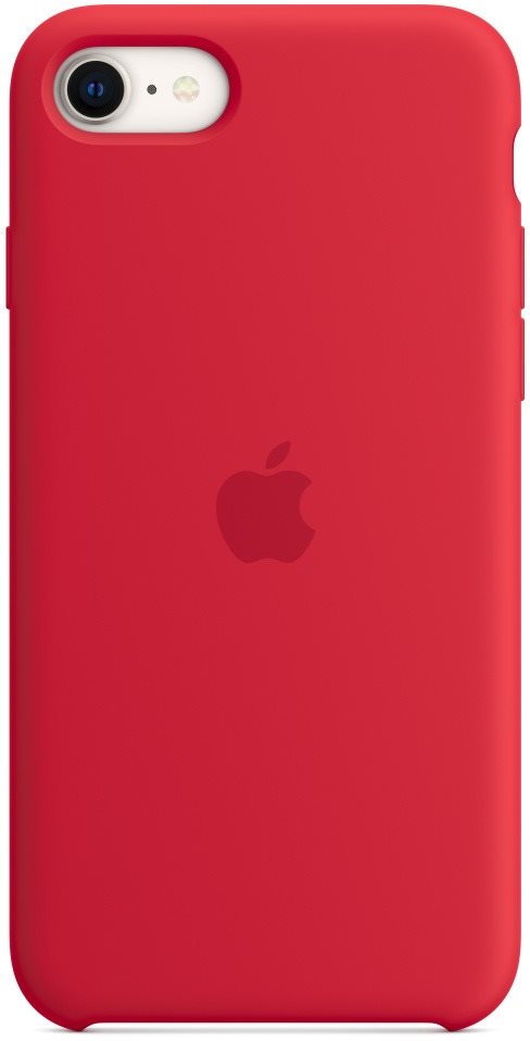 Apple iPhone SE Coque en silicone (PRODUIT) ROUGE Coque de...