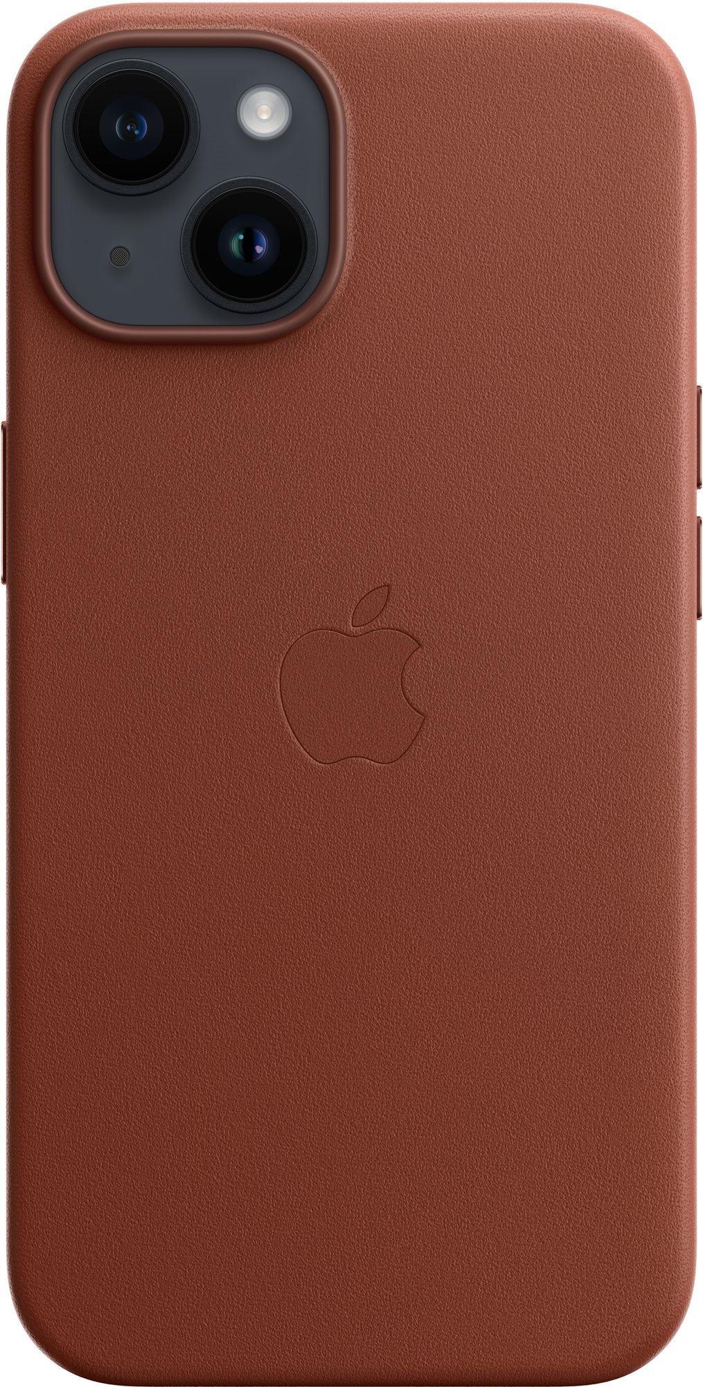 Apple iPhone 14 Ledercase mit MagSafe - brick brown Handyhülle