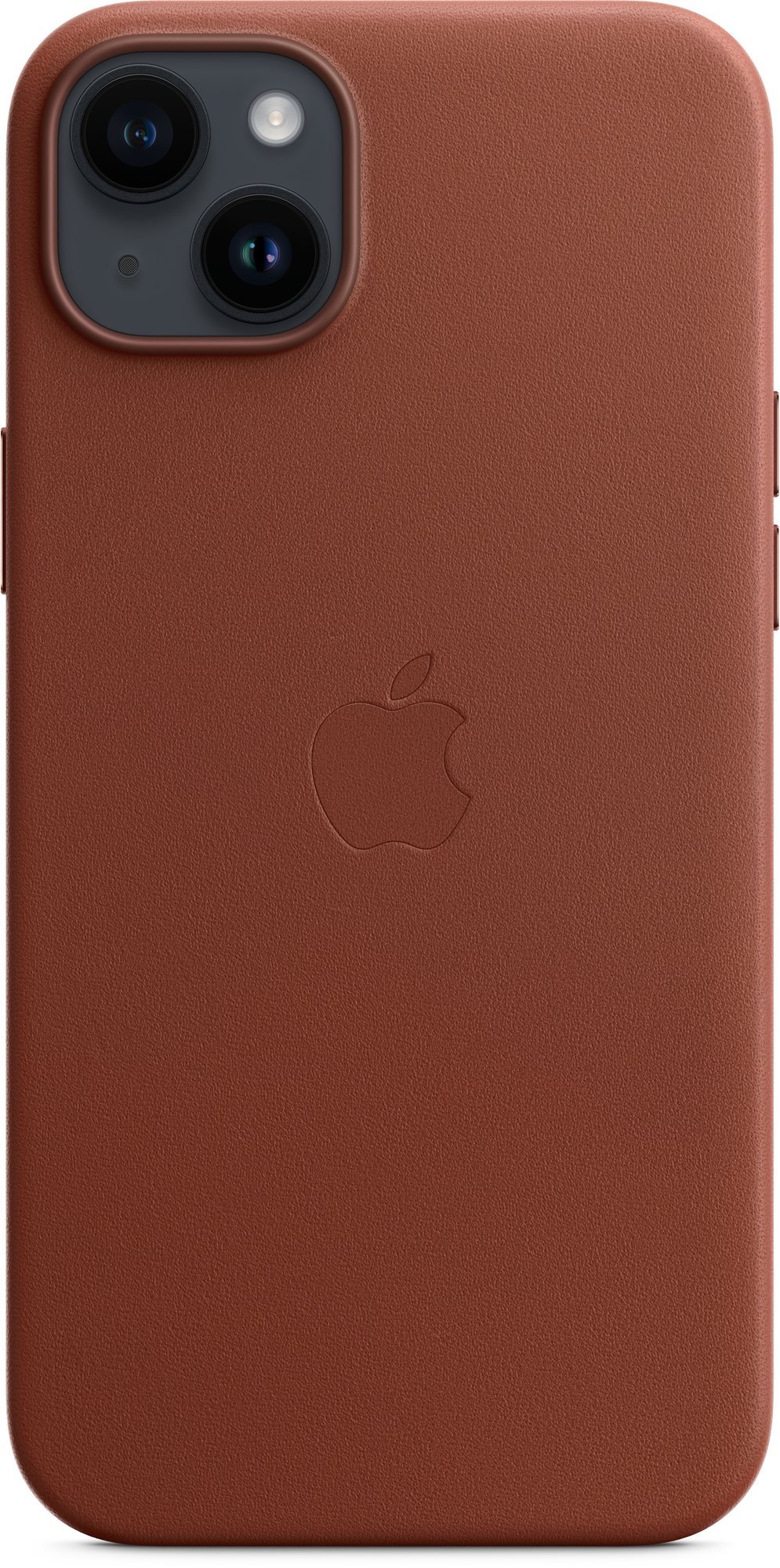 Apple iPhone 14 Plus Ledercase mit MagSafe - brick brown Handyhülle