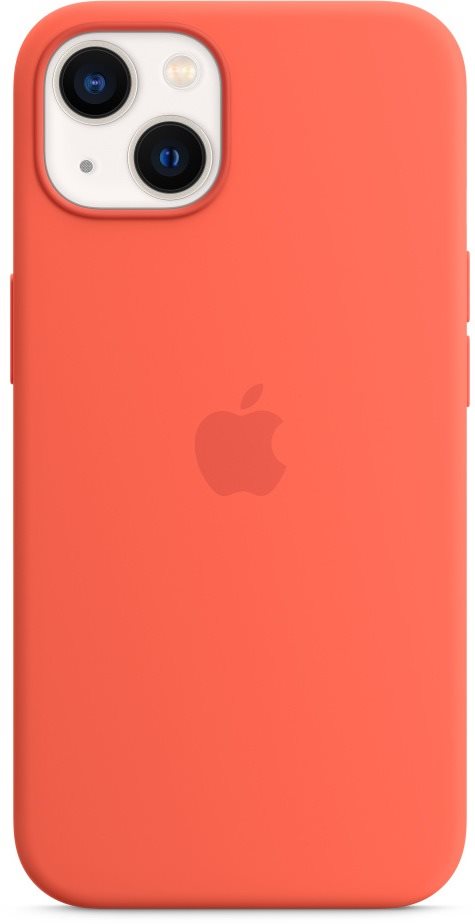 Apple iPhone 13 Coque en silicone avec MagSafe nectarine Coque de...