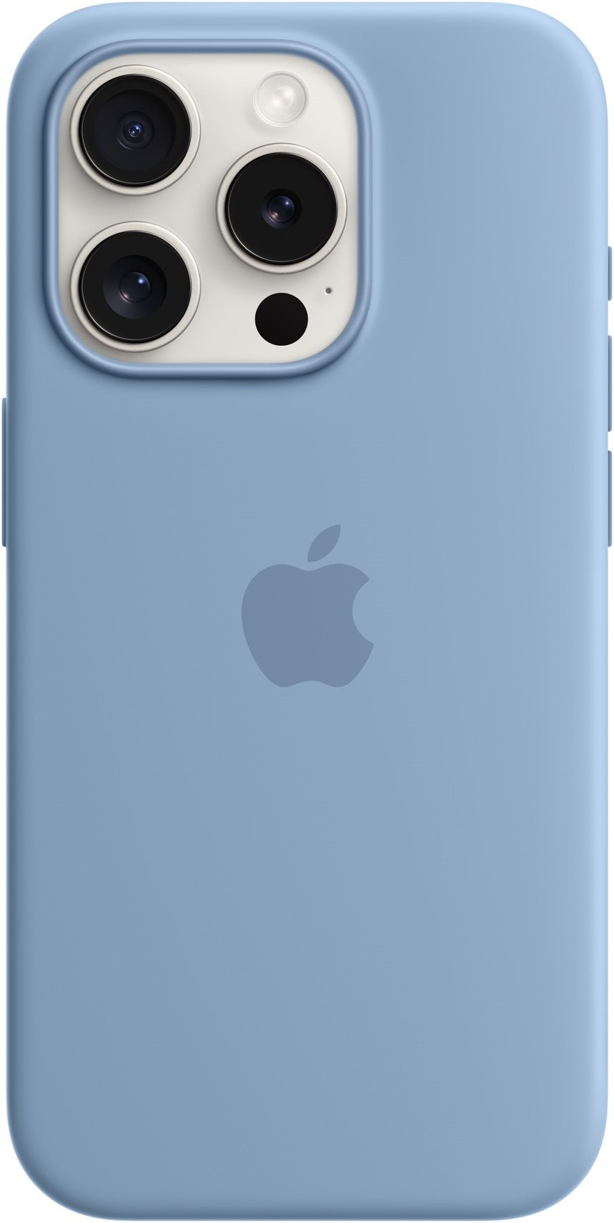 Apple iPhone 15 Pro Szilikon télkék MagSafe tok Telefon tok
