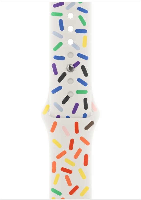 Apple Watch 45 mm športový remienok Pride Edition – M/L Remienok na...