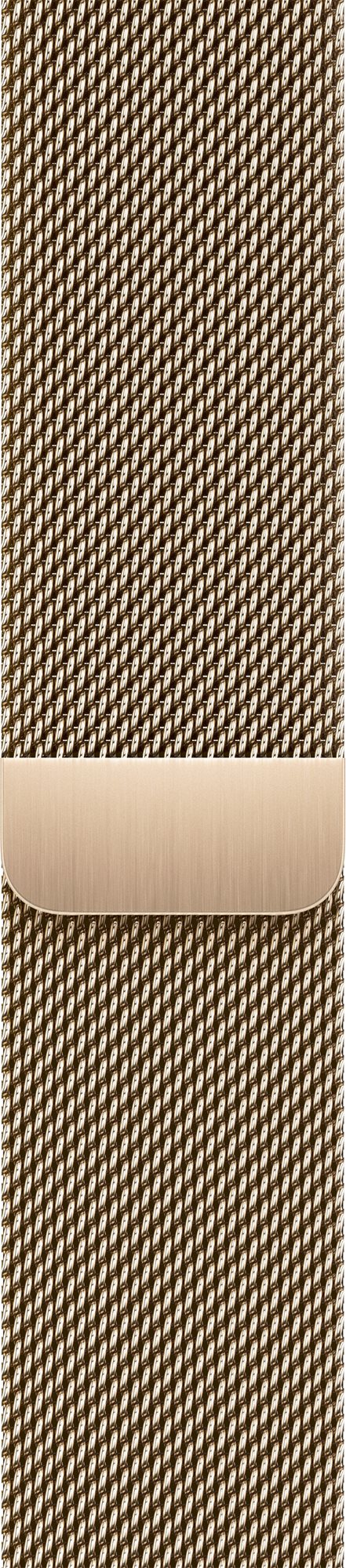Apple Watch 45mm Milanaise Armband Gold Armband