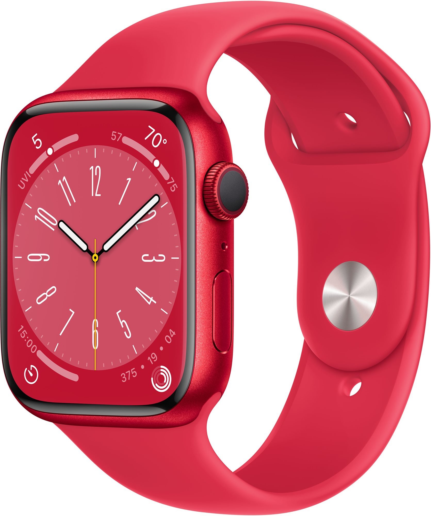 Apple Watch Series 8 45mm Aluminiumgehäuse (PRODUCT)RED mit rotem...