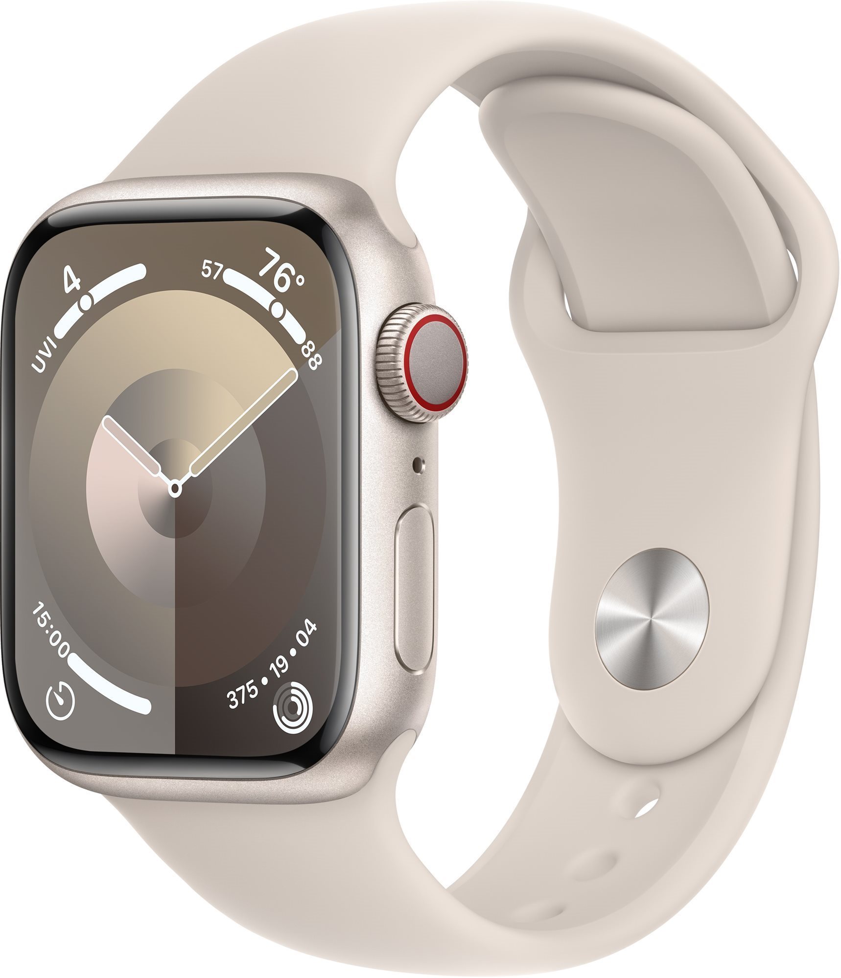 Apple Watch Series 9 41mm Cellular Hviezdno biely hliník s hviezdno...