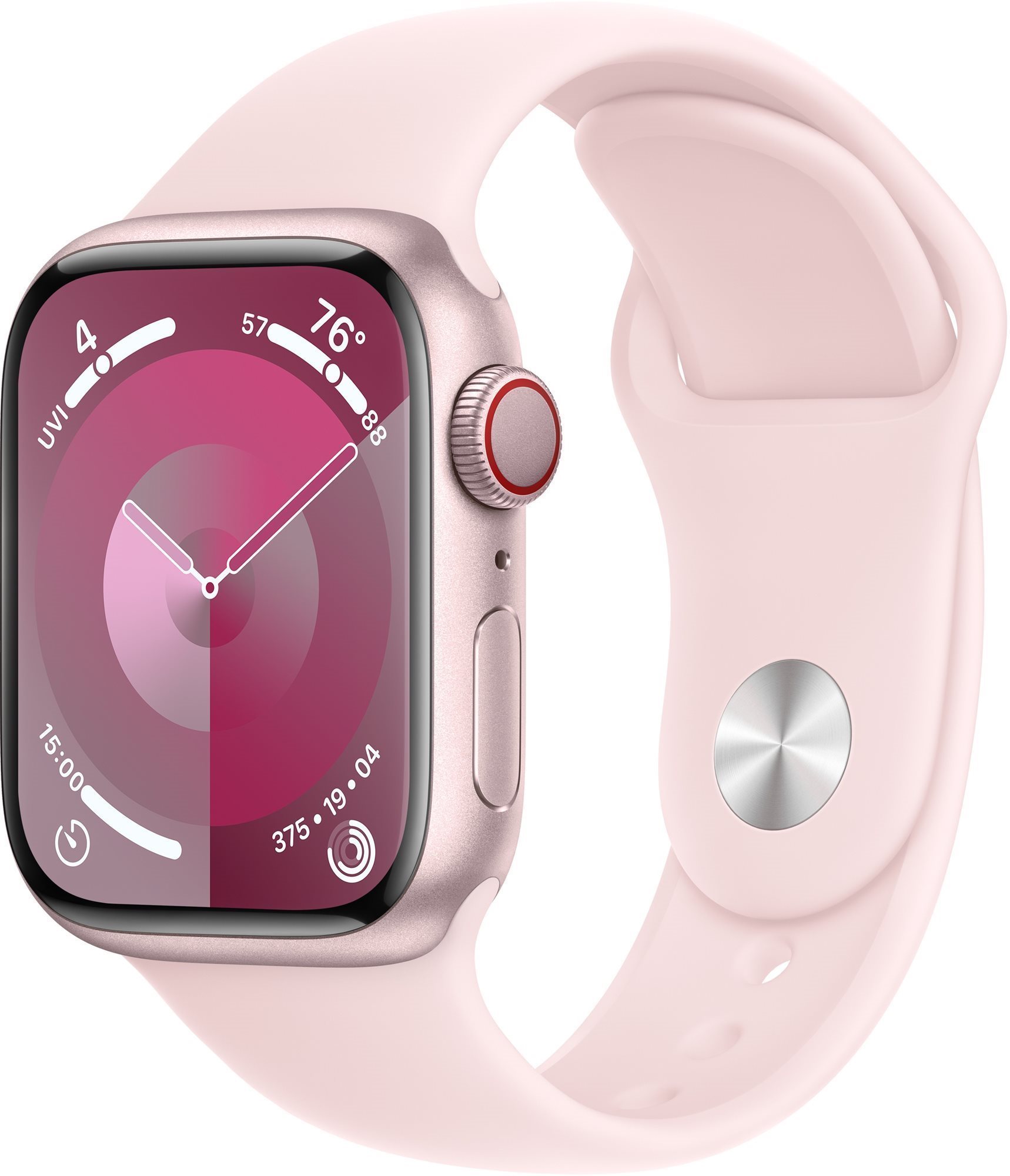 Apple Watch Series 9 41mm Cellular Aluminiumgehäuse Rosé mit...