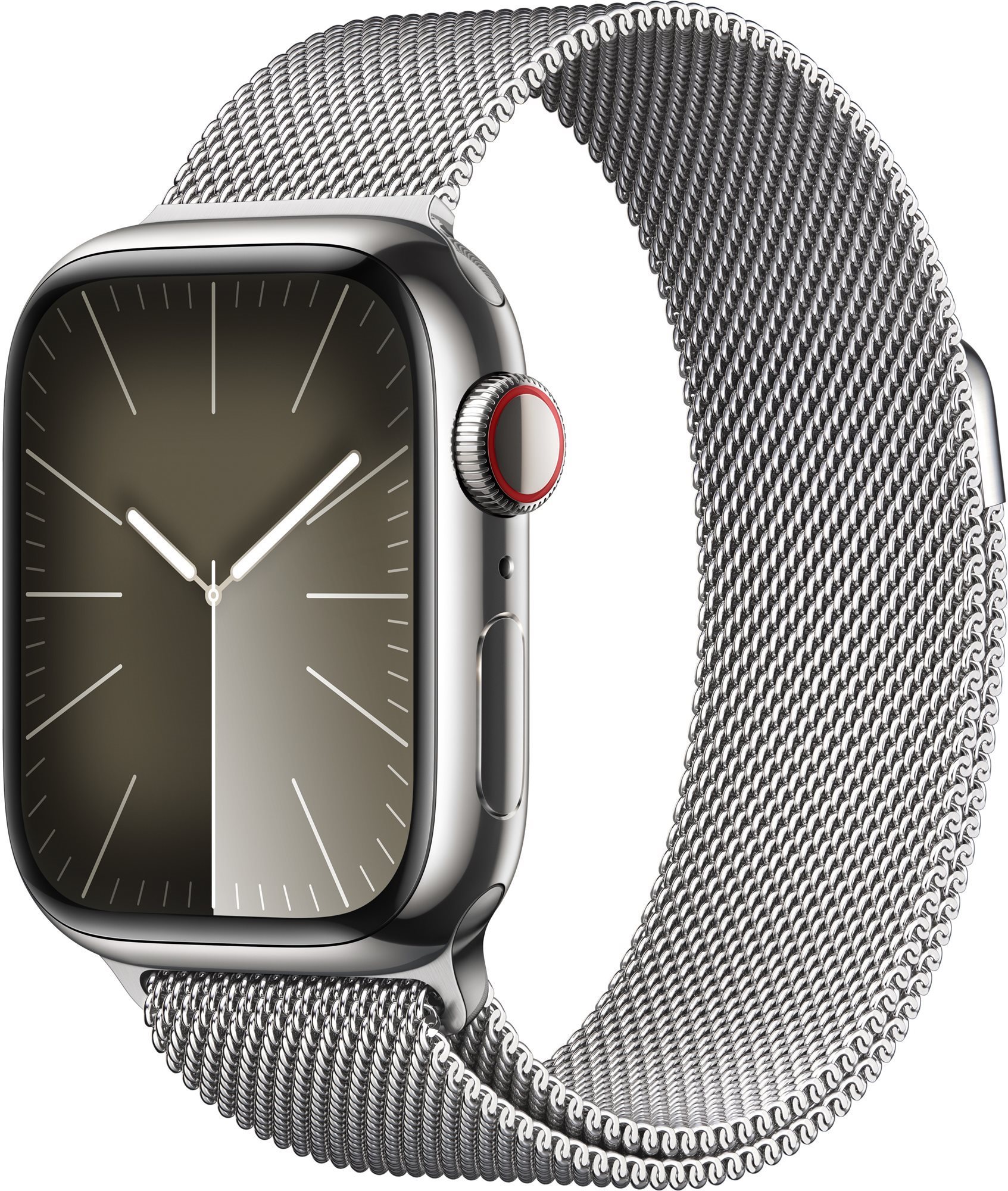 Apple Watch Series 9 41mm Cellular - ezüst rozsdamentes acél tok,...